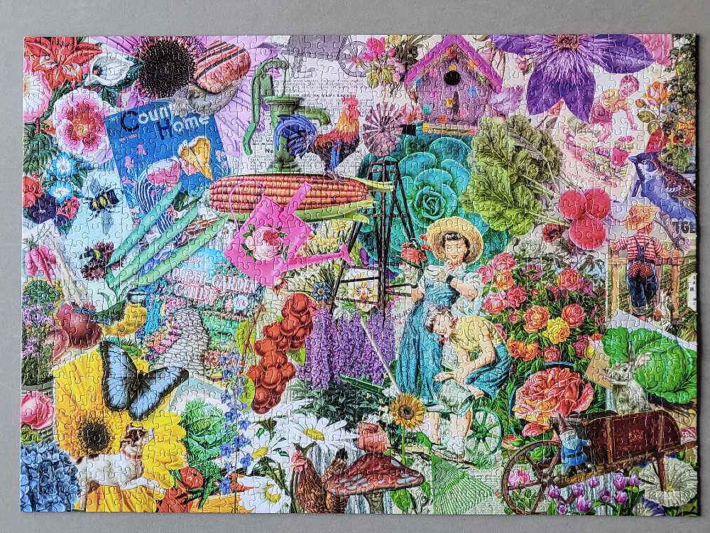 Happy Gardening - Schmidt Puzzle puzzle collectible [Barcode 4001504573836] - Main Image 2