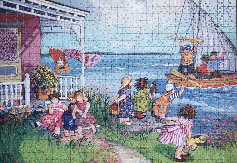 At The Cottage - Trefl puzzle collectible [Barcode 061152621383] - Main Image 2