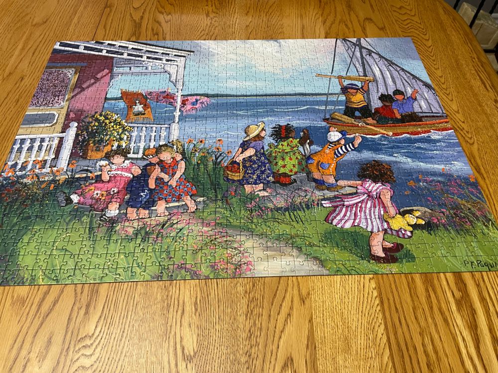 At The Cottage - Trefl puzzle collectible [Barcode 061152621383] - Main Image 3