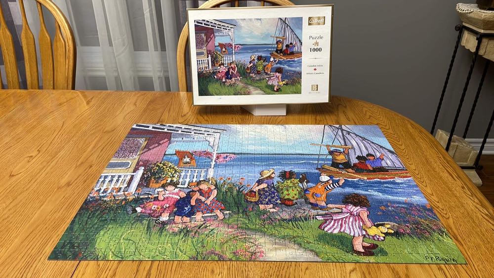 At The Cottage - Trefl puzzle collectible [Barcode 061152621383] - Main Image 4