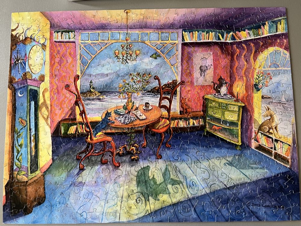 When The Elephant Stole The Hand Of Time - Piece Time Puzzles puzzle collectible - Main Image 2