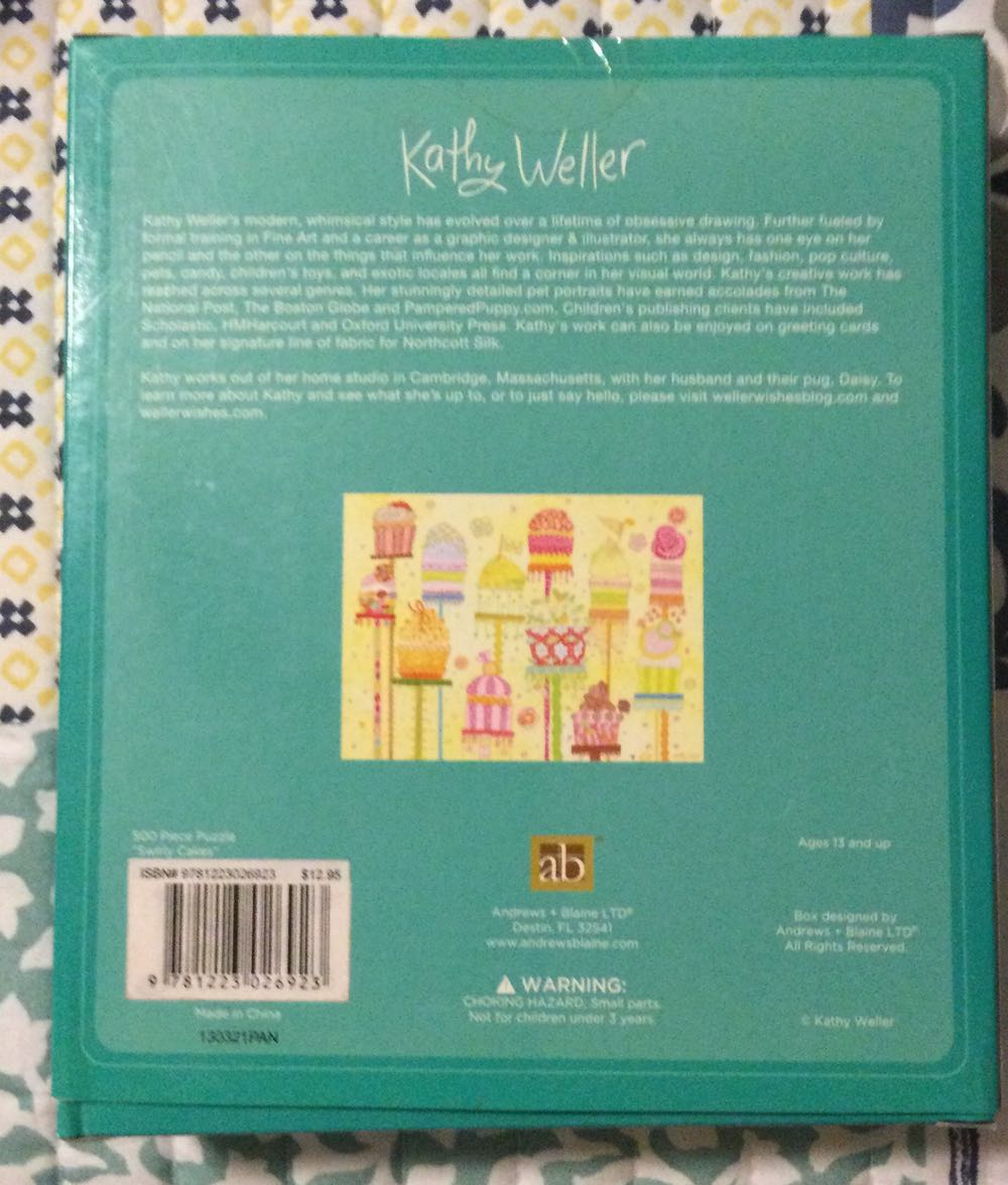 Swirly Cake - Andrew + Blaine puzzle collectible [Barcode 9781223026923] - Main Image 2