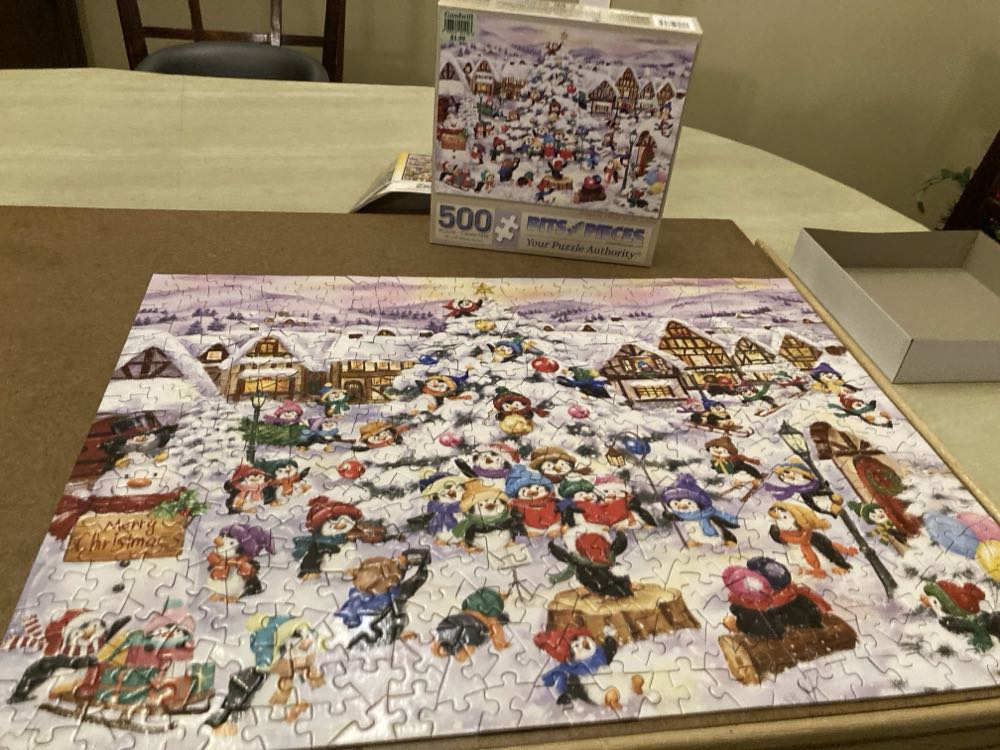 Penguins Village Scene (NIB) - Bitd And Pieces puzzle collectible [Barcode 192949076939] - Main Image 2