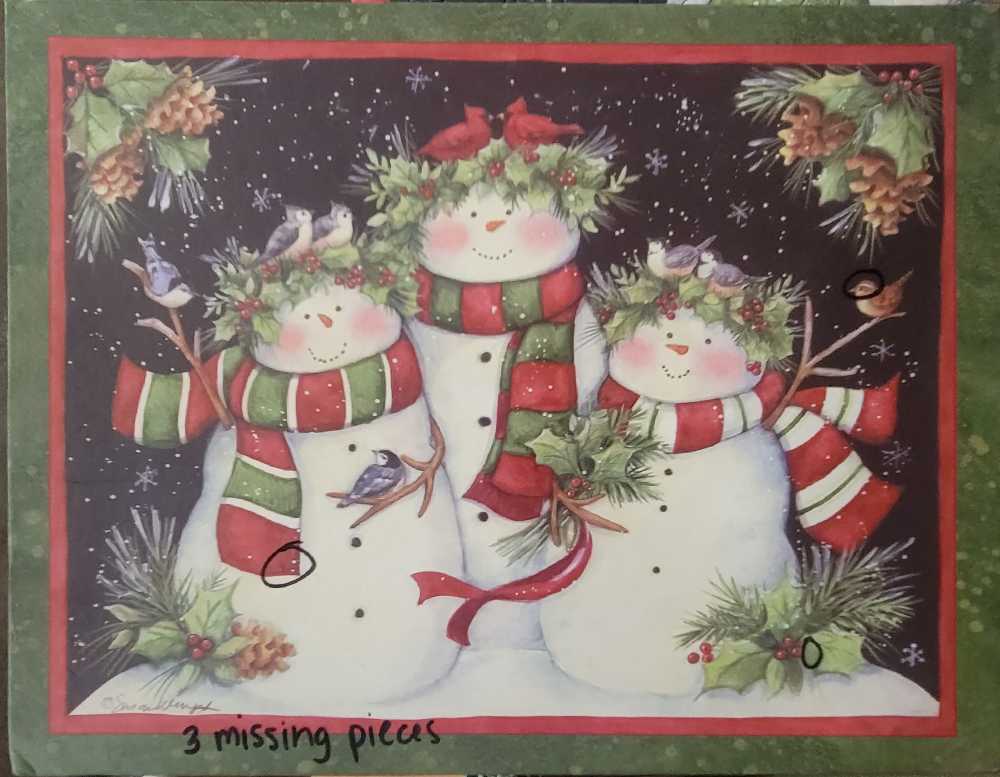 Snowmen Family - Lang puzzle collectible - Main Image 1