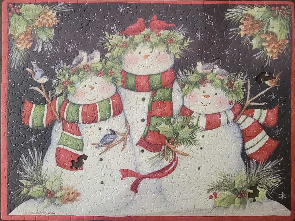 Snowmen Family - Lang puzzle collectible - Main Image 2