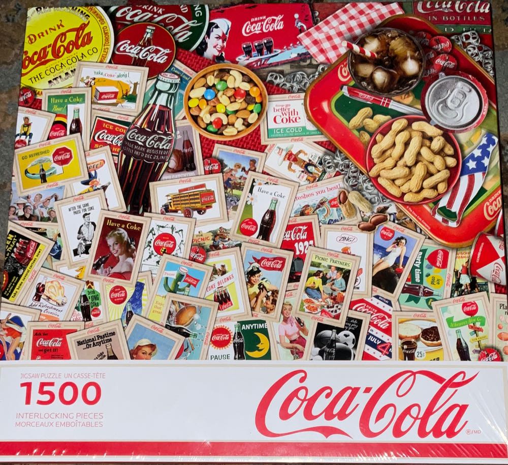 Coca-Cola: Collector’s Table - Springbok puzzle collectible [Barcode 091683155194] - Main Image 2