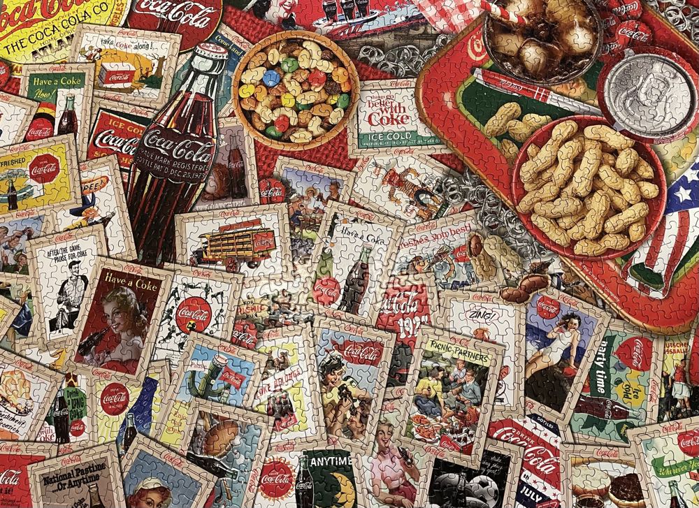 Coca-Cola: Collector’s Table - Springbok puzzle collectible [Barcode 091683155194] - Main Image 3