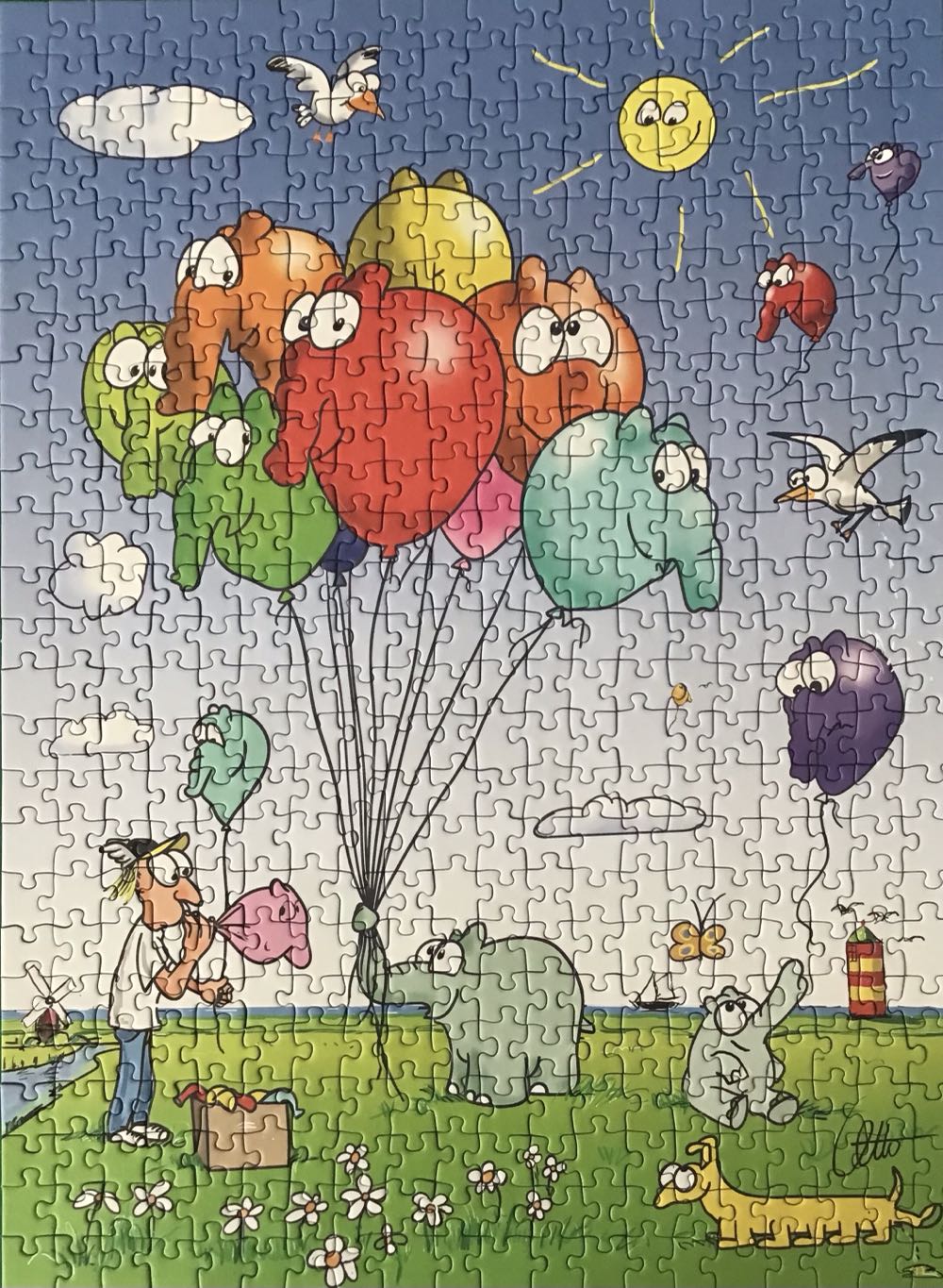 Ottifanten Luftballons - Ravensburger puzzle collectible [Barcode 4005556896844] - Main Image 2