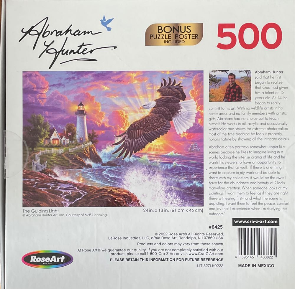 The Guiding Light - Rose Art puzzle collectible [Barcode 4895145433822] - Main Image 2