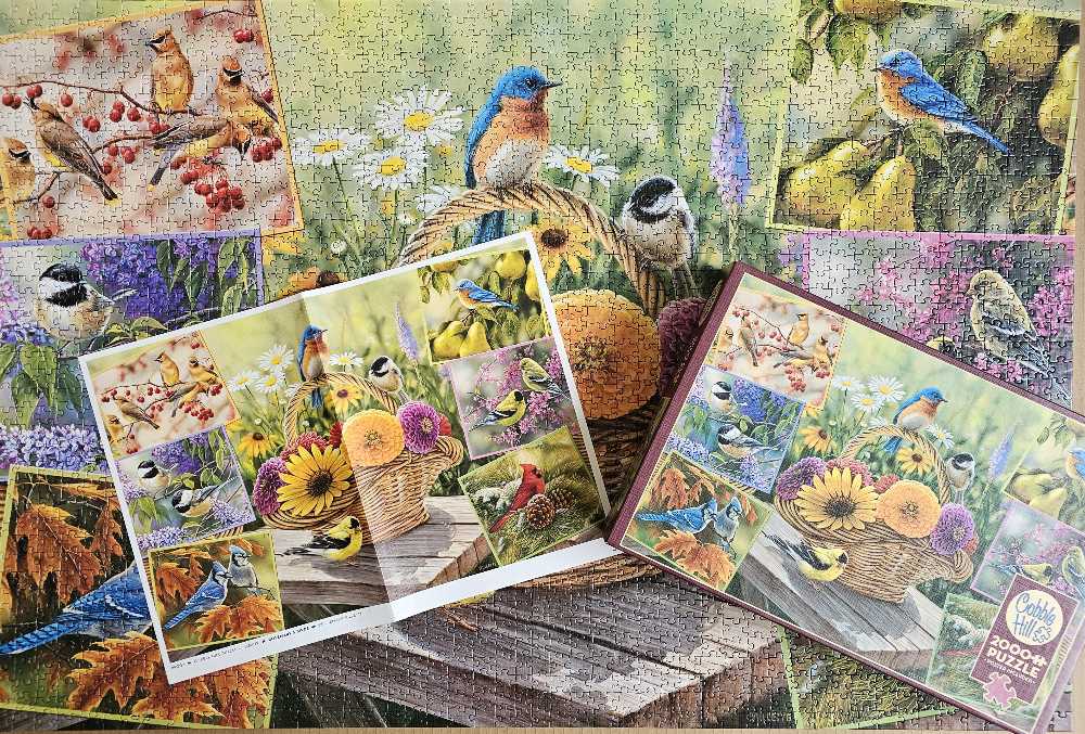 Rosemary’s Birds - Cobble Hill puzzle collectible [Barcode 625012890076] - Main Image 4