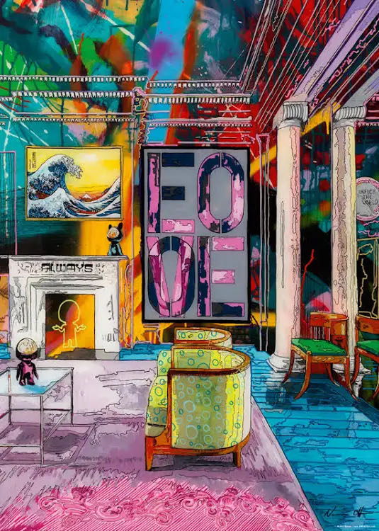 Home: Room With Wave - Heye Puzzle puzzle collectible [Barcode 4001689299743] - Main Image 2