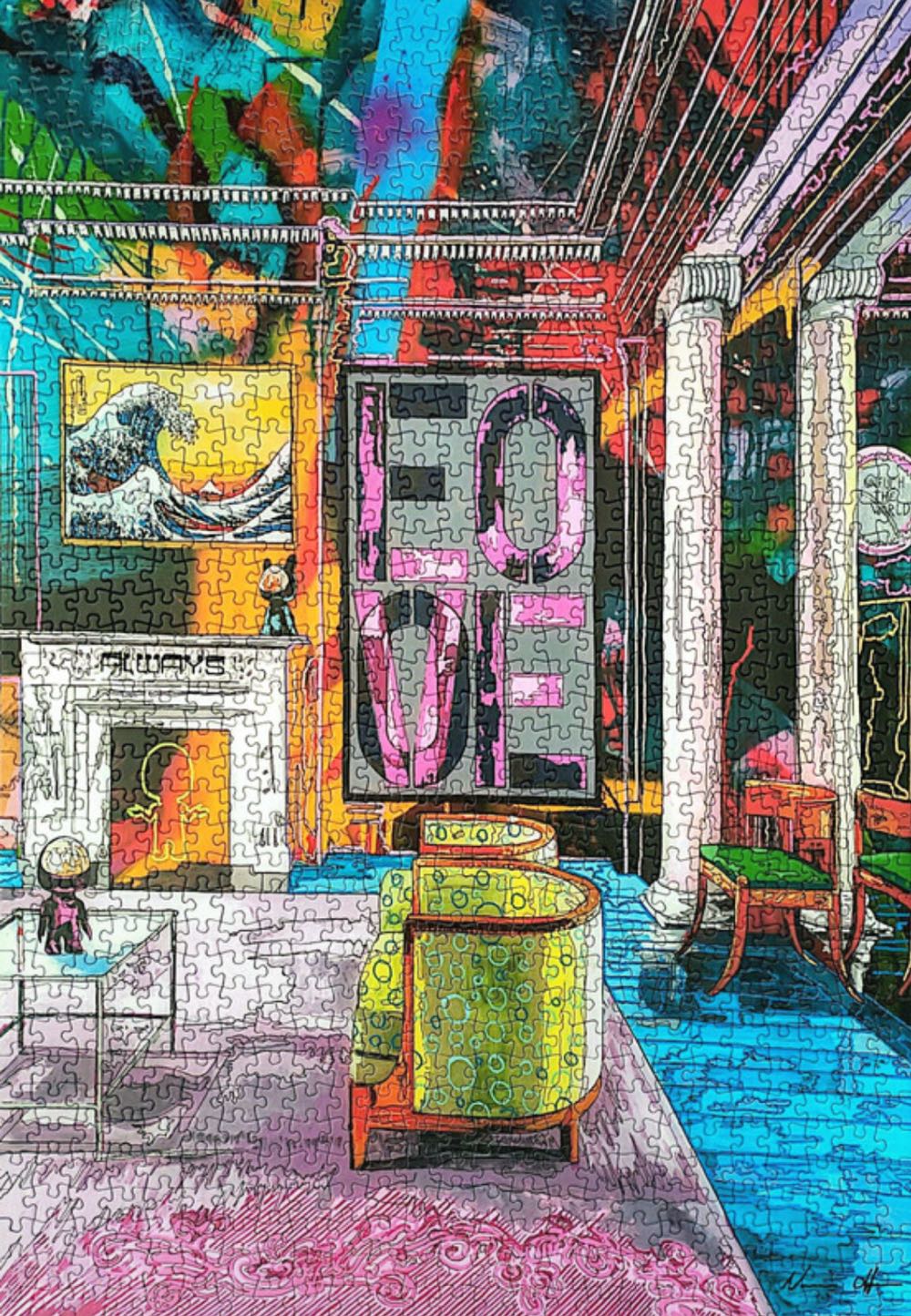 Home: Room With Wave - Heye Puzzle puzzle collectible [Barcode 4001689299743] - Main Image 3