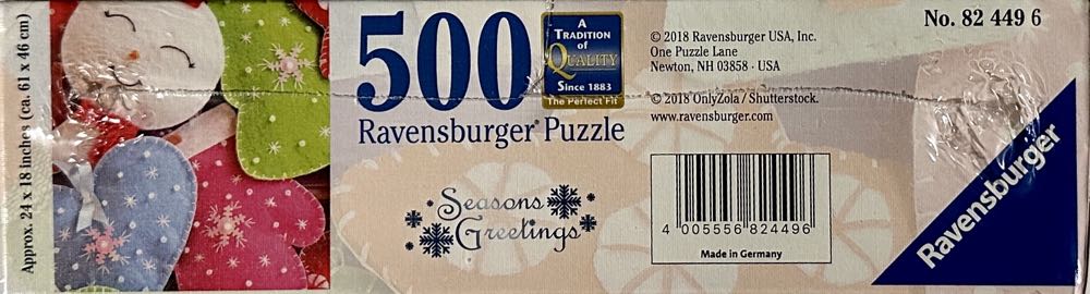 Crafty Christmas (SOLD) - Ravensburger puzzle collectible [Barcode 4005556824496] - Main Image 3