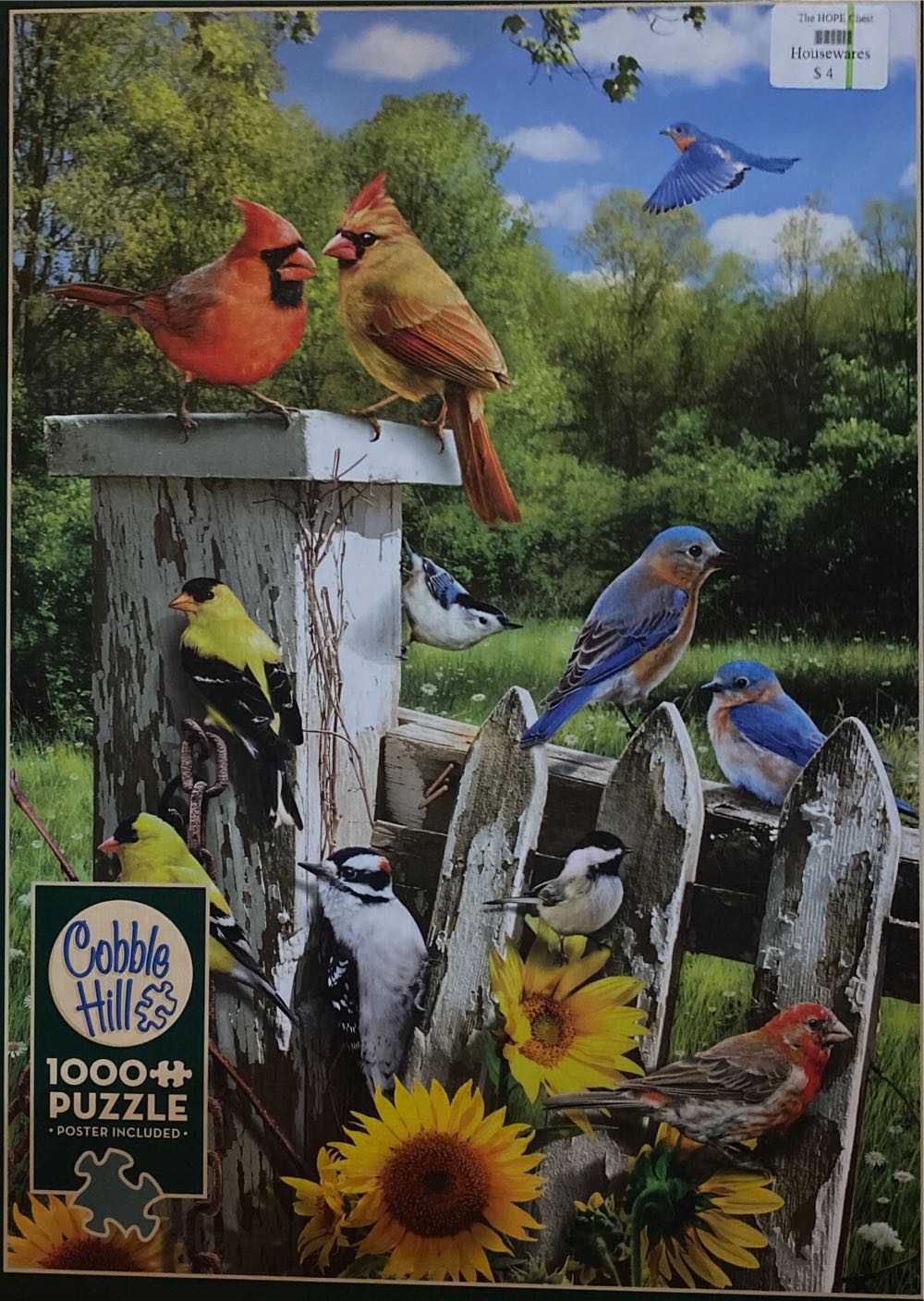Spring Gossip - Cobble Hill puzzle collectible [Barcode 625012803328] - Main Image 1