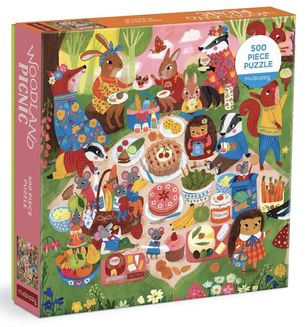 Woodland Picnic - DONE - Mudpuppy puzzle collectible - Main Image 1