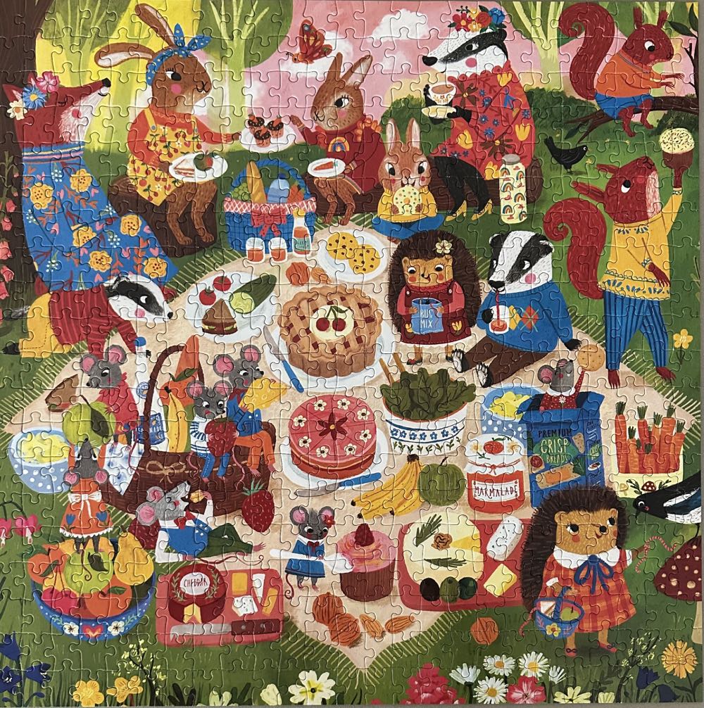 Woodland Picnic - DONE - Mudpuppy puzzle collectible - Main Image 2