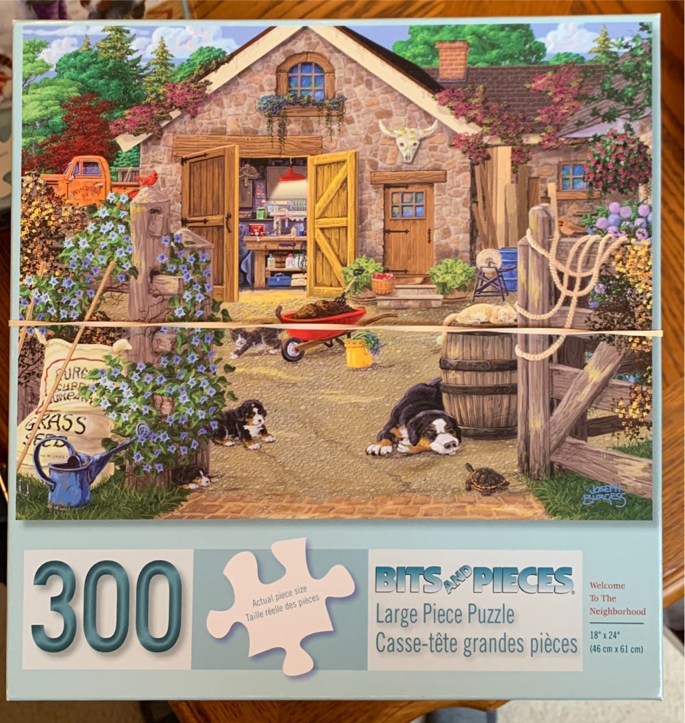 Buffalo Games Gold Pastel Palms 300 Large Piece Jigsaw Puzzle