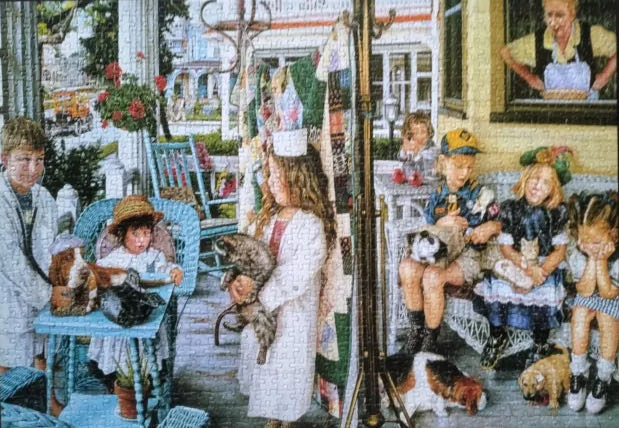 Front Porch Vet - Gibsons puzzle collectible [Barcode 5012269007855] - Main Image 3