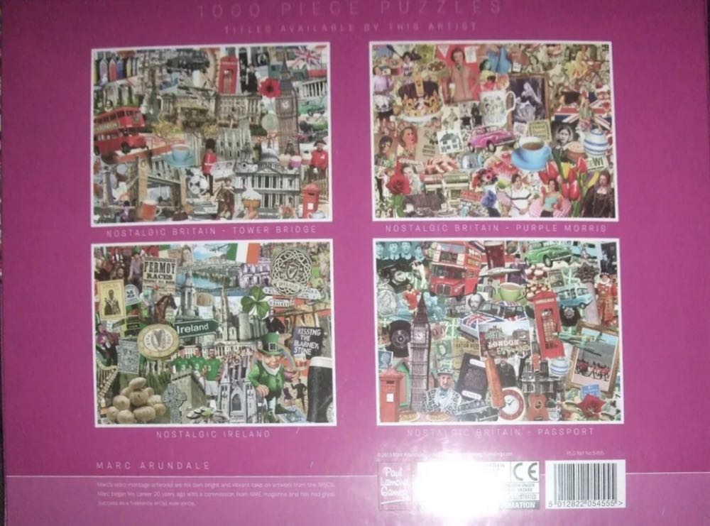Nostalgic Britian - Paul Lamond Games puzzle collectible [Barcode 5012822054555] - Main Image 4