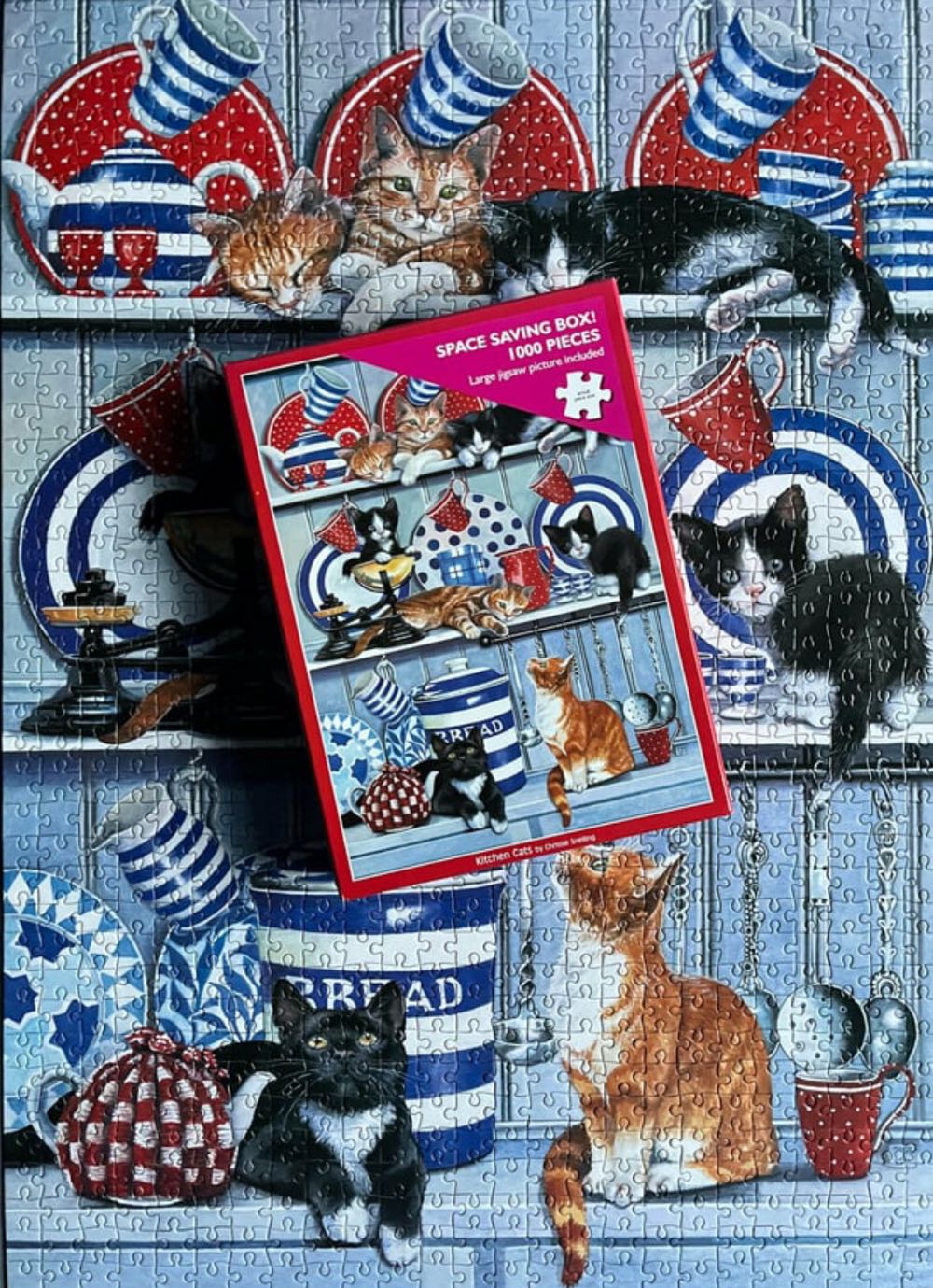 Kitchen Cats (Agnes 8,17) - Otter House puzzle collectible [Barcode 6655985671772] - Main Image 4