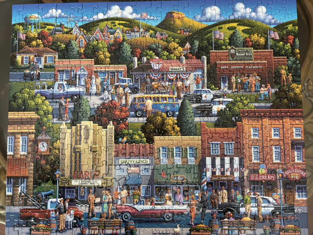 Mayberry Mount Airy, NC - Keep - Dowdle puzzle collectible [Barcode 671095065191] - Main Image 2