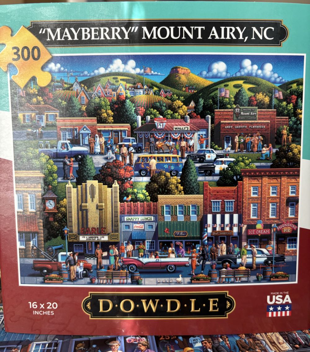 Mayberry Mount Airy, NC - Keep - Dowdle puzzle collectible [Barcode 671095065191] - Main Image 3