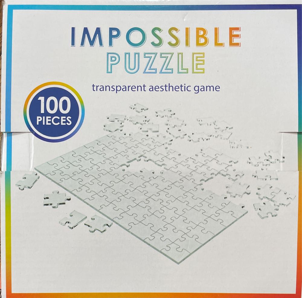 Impossible Puzzle Transparent - 1616 Holdings Inc puzzle collectible [Barcode 1922343500308] - Main Image 2