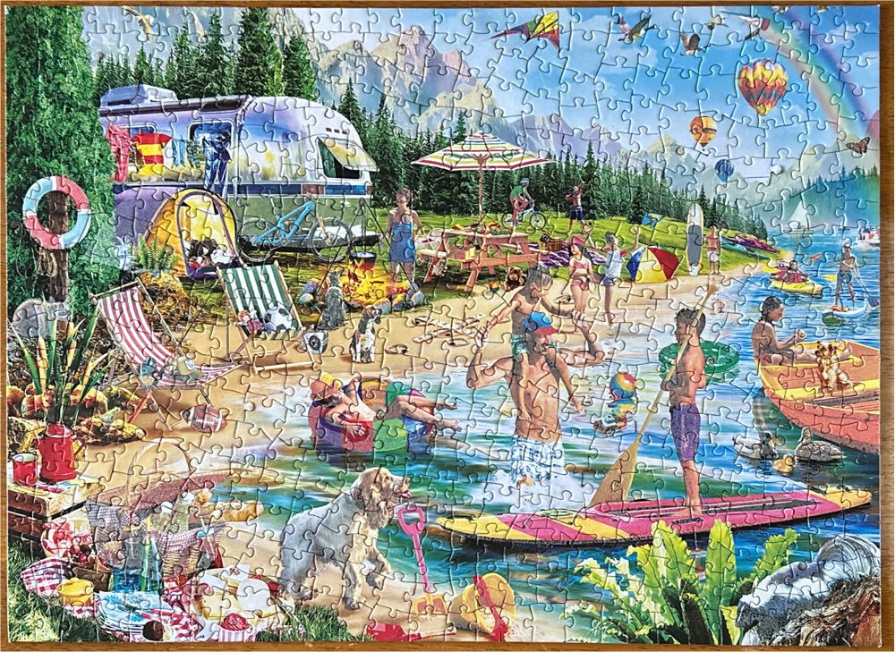 Day At The Lake - MasterPieces puzzle collectible [Barcode 705988613500] - Main Image 2