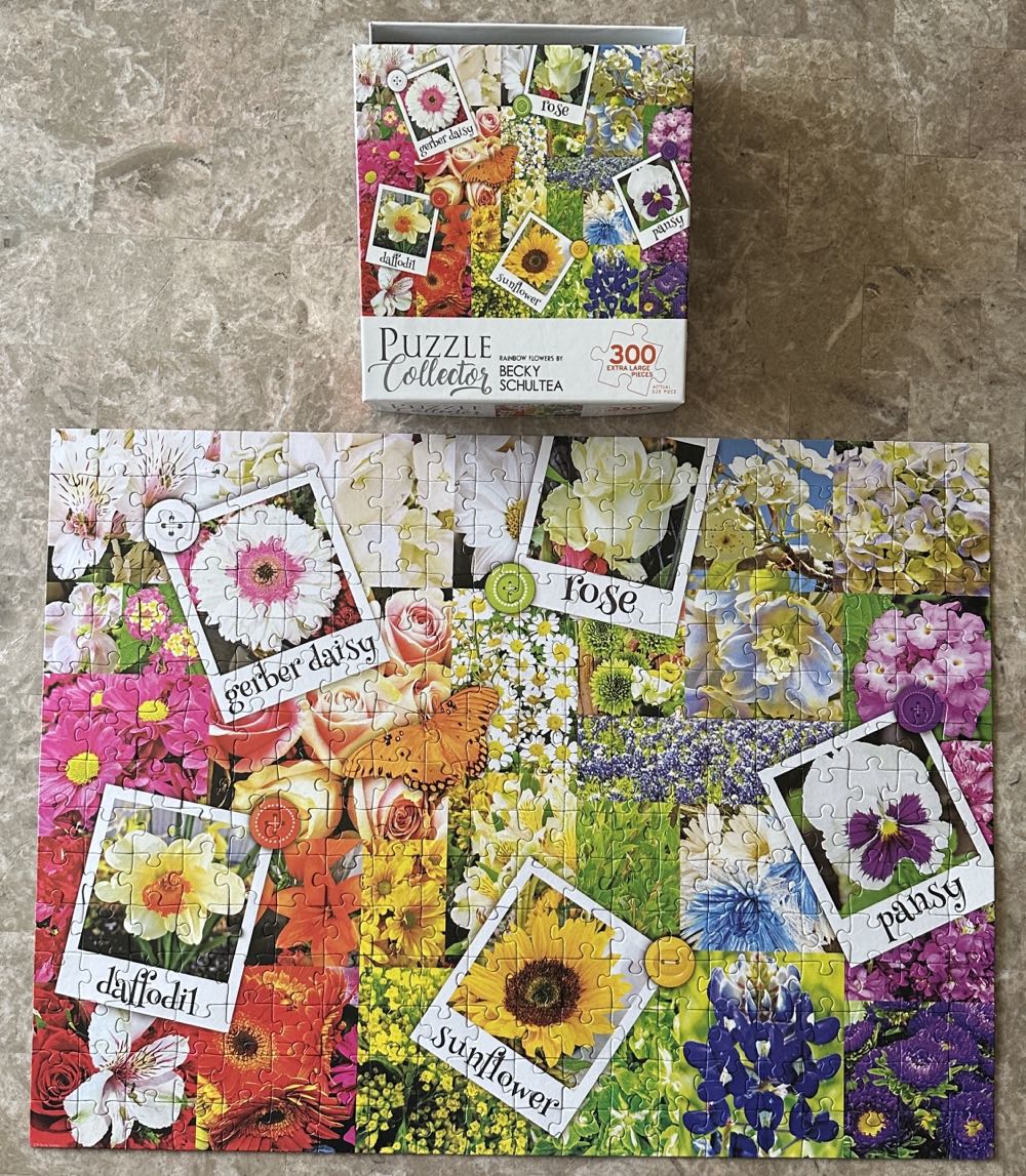 Rainbow Flowers - Cra-Z-Art puzzle collectible [Barcode 4895145428989] - Main Image 2