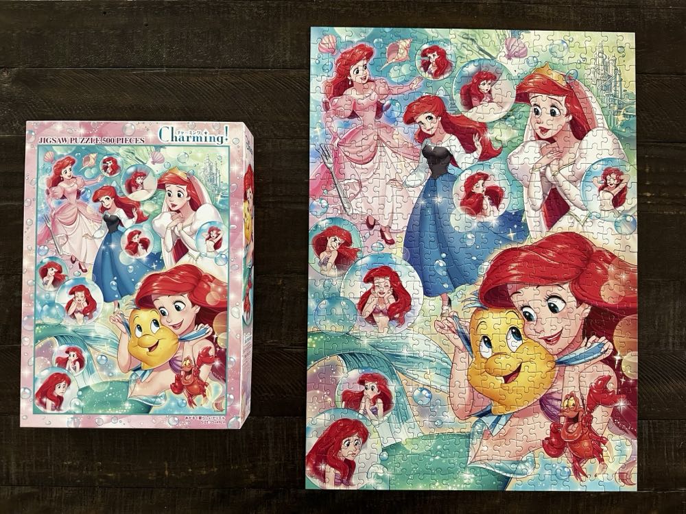 D-500-478: Charming Series - Bright and Adorable Ariel - Tenyo puzzle collectible [Barcode 4905823934784] - Main Image 4