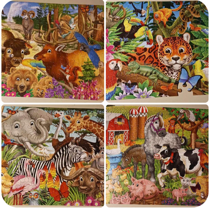 Animal Friends - White Mountain puzzle collectible [Barcode 724819256174] - Main Image 2