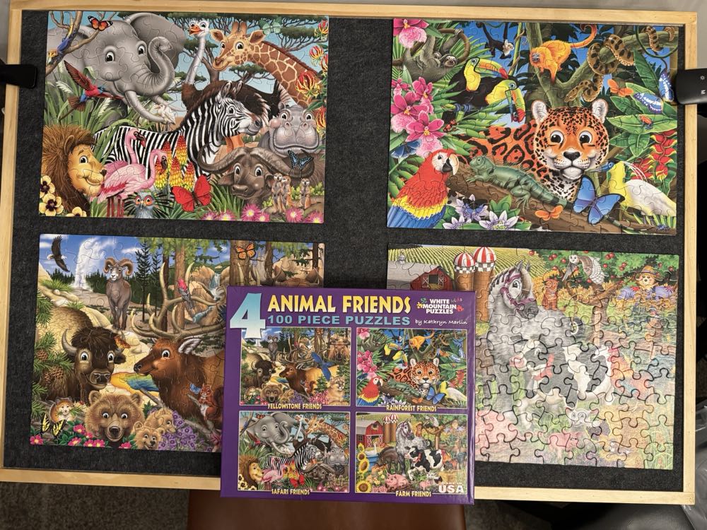 Animal Friends - White Mountain puzzle collectible [Barcode 724819256174] - Main Image 3