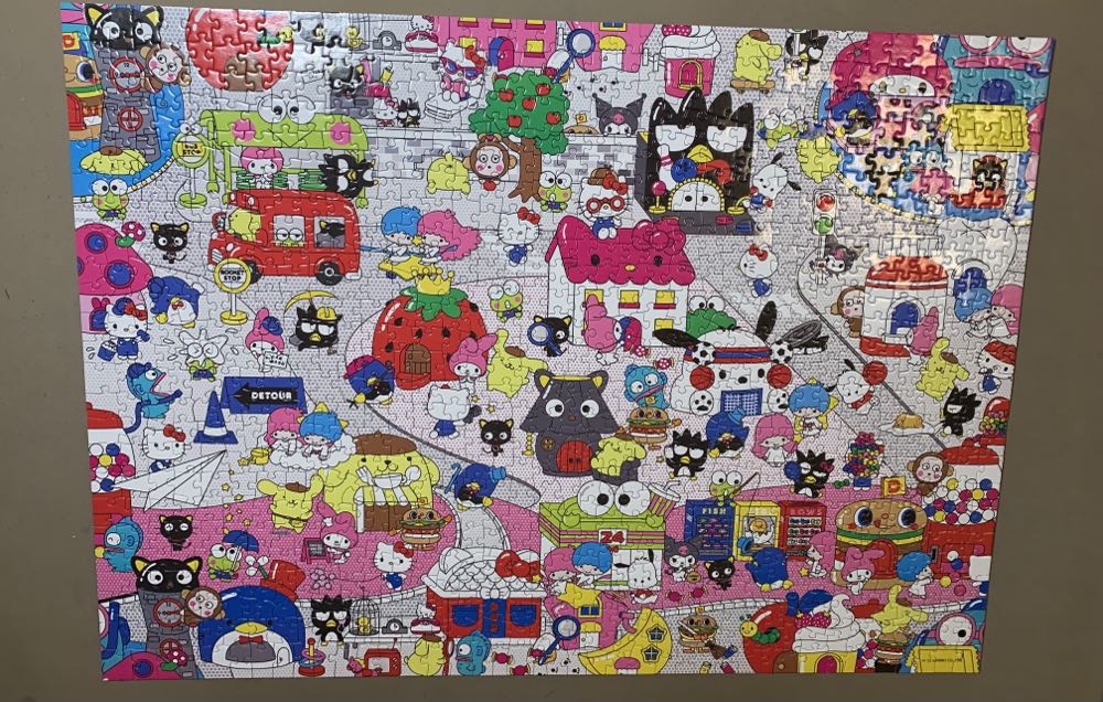Hello Kitty and Friends - Rose Art puzzle collectible [Barcode 4895145433570] - Main Image 2