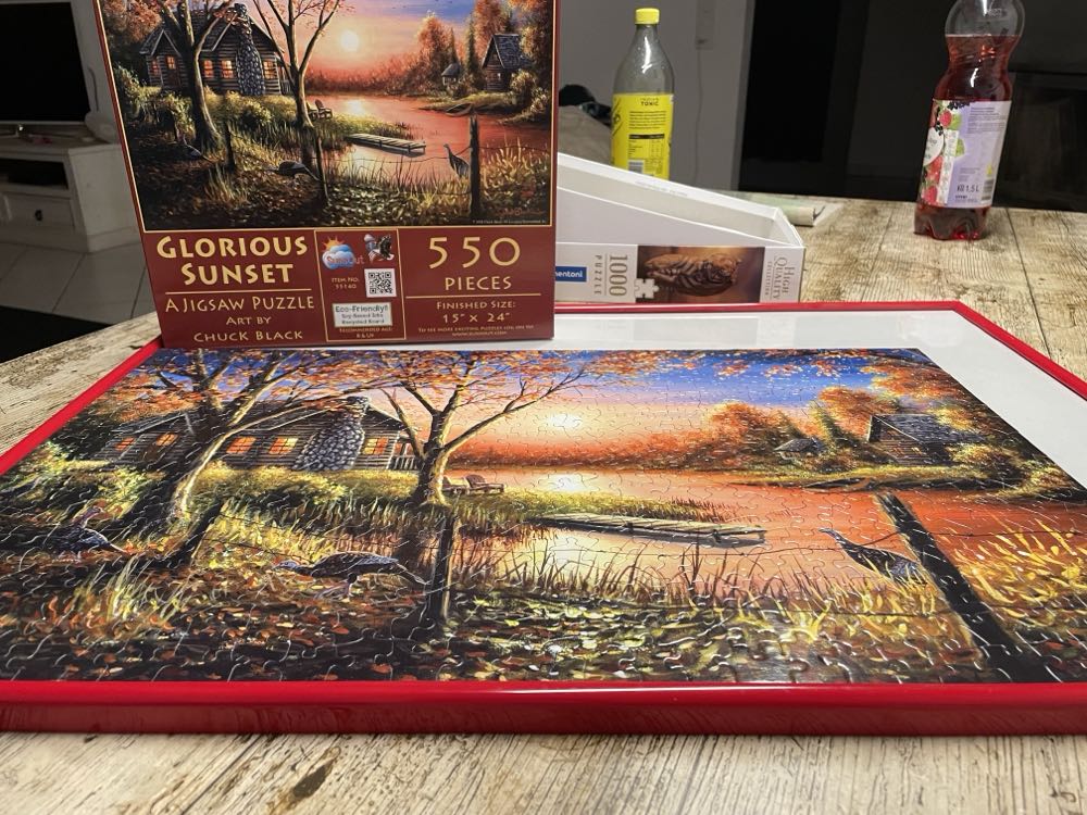 Glorious Sunset - SunsOut puzzle collectible [Barcode 796780551404] - Main Image 2