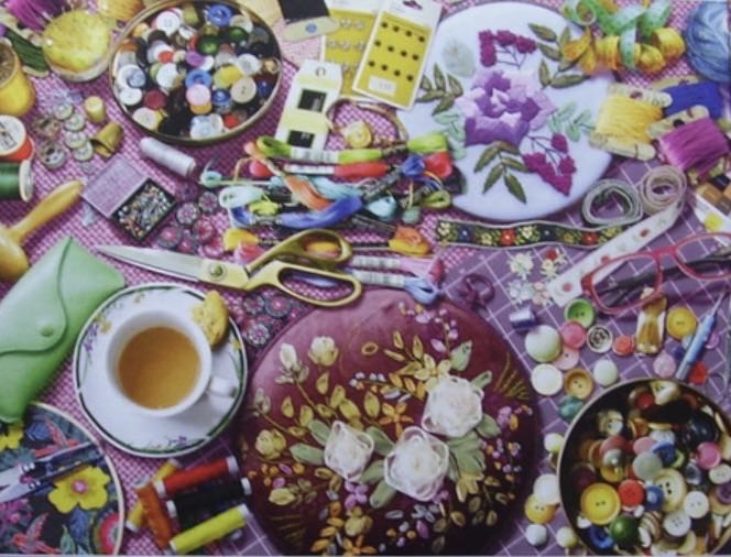 Haberdashery Table - Corner Piece puzzle collectible [Barcode 5052089330542] - Main Image 2
