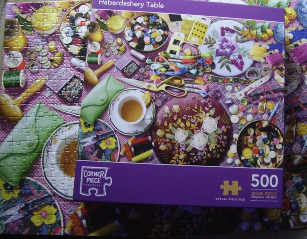 Haberdashery Table - Corner Piece puzzle collectible [Barcode 5052089330542] - Main Image 4