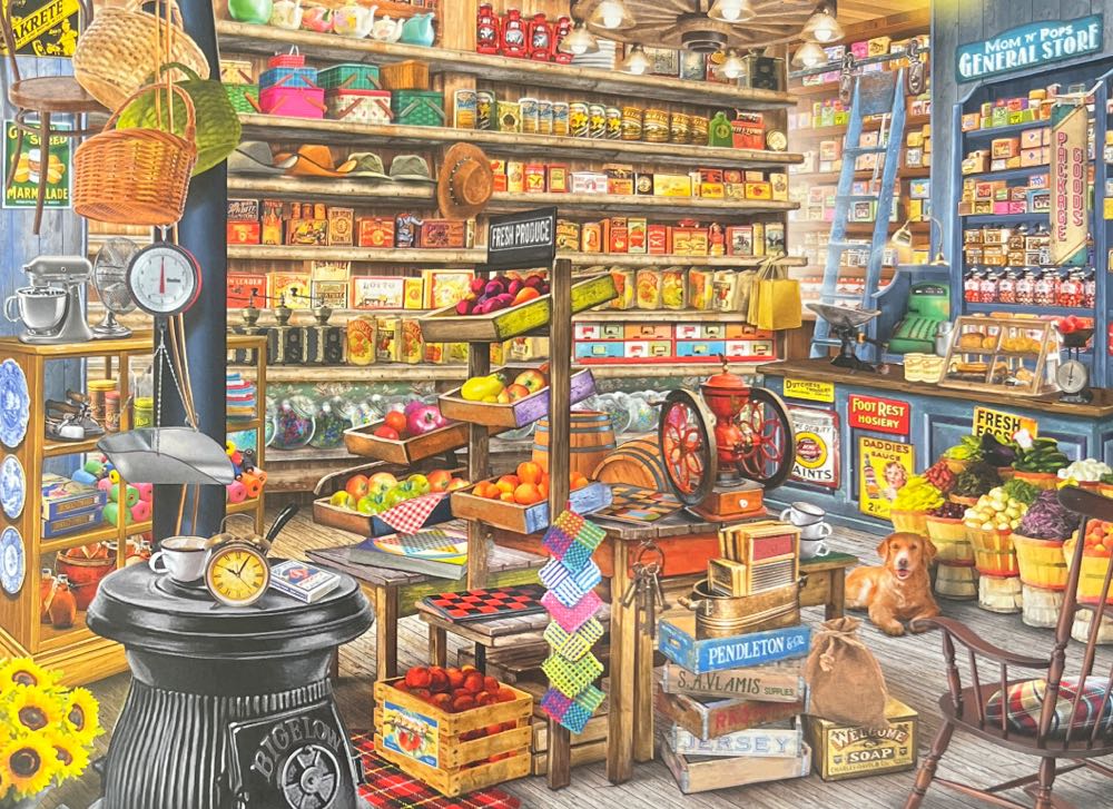 The Grocery Store 🟦 - Corner Piece puzzle collectible [Barcode 5052089330504] - Main Image 2