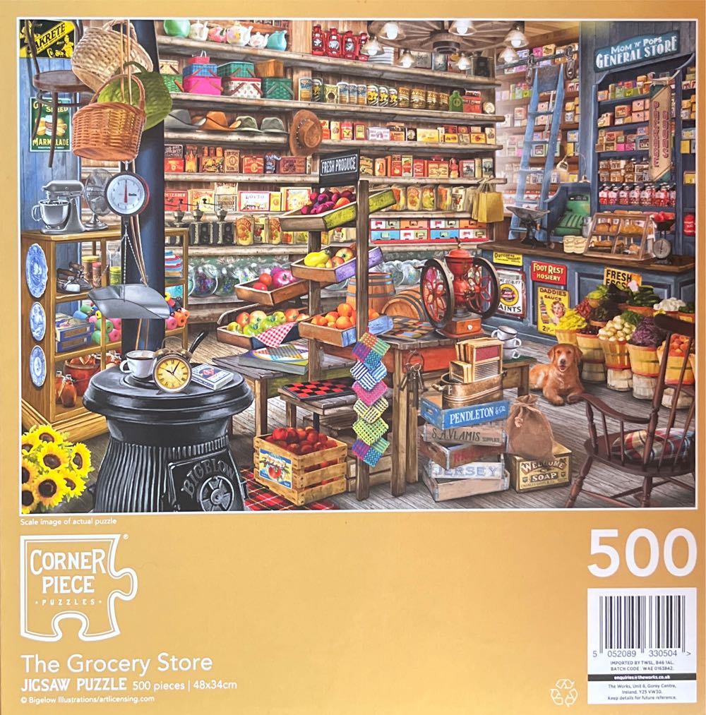 The Grocery Store 🟦 - Corner Piece puzzle collectible [Barcode 5052089330504] - Main Image 3