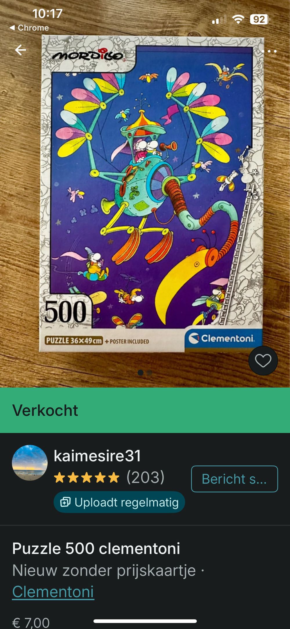 Mordillo - Clementoni puzzle collectible [Barcode 8005125351336] - Main Image 4