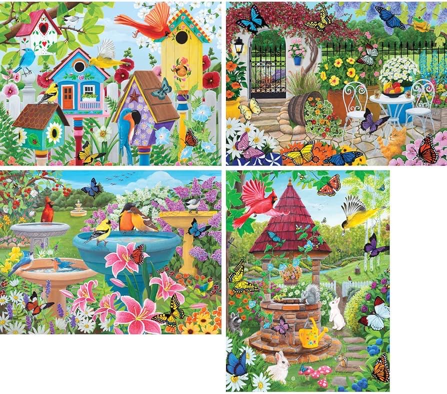 Vibrant Gardens - Bits & Pieces Puzzle puzzle collectible [Barcode 192949071231] - Main Image 2