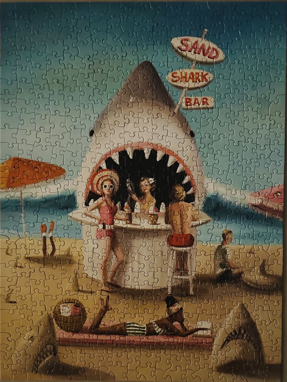 Sand Shark Bar - SOLD - New York Puzzle Company puzzle collectible - Main Image 2