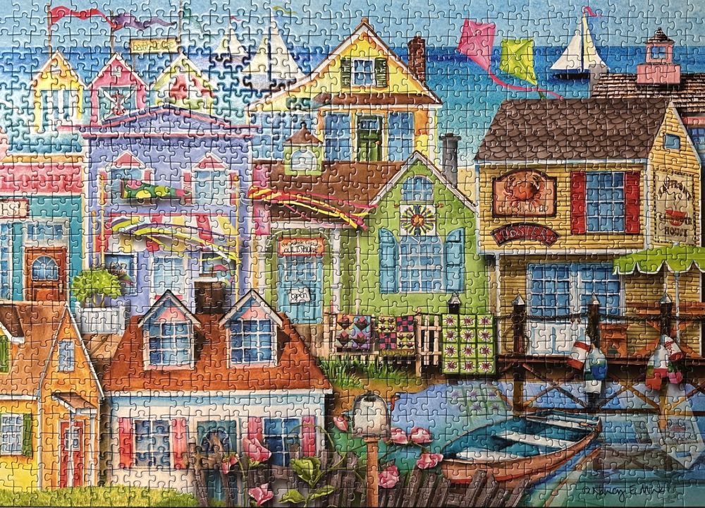 Down the Wharf - SOLD - Ravensburger puzzle collectible - Main Image 2