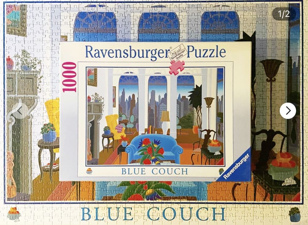 Blue Couch - Ravensburger puzzle collectible [Barcode 4005556156214] - Main Image 1