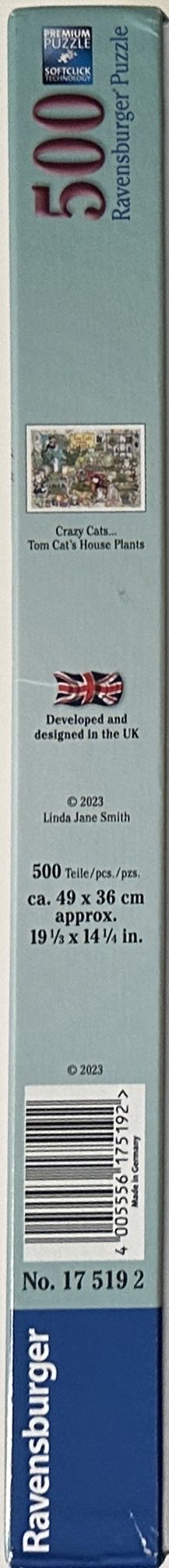 Crazy Cats...Tom Cat’s House Plants - Ravensburger puzzle collectible [Barcode 4005556175192] - Main Image 2