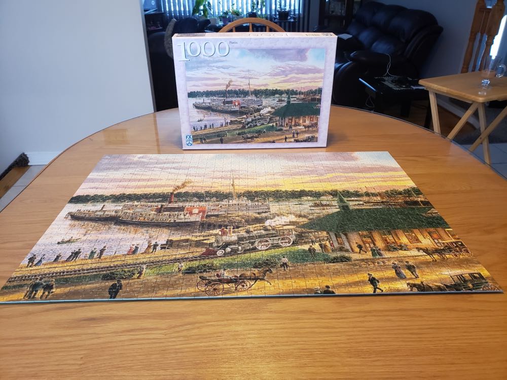 Rendition Of The Harbour Springs - FX Schmid puzzle collectible - Main Image 2