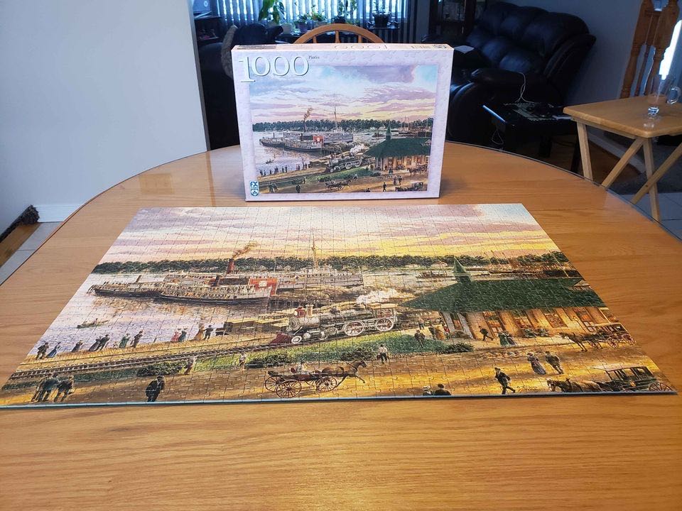 Rendition Of The Harbour Springs - FX Schmid puzzle collectible - Main Image 3