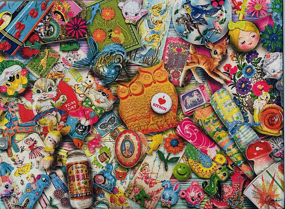 Kitschy Cute - SOLD - Buffalo puzzle collectible - Main Image 2