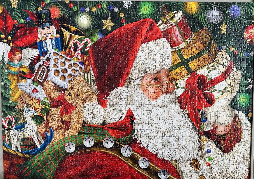 Santa Claus - SOLD - Ravensburger puzzle collectible - Main Image 2