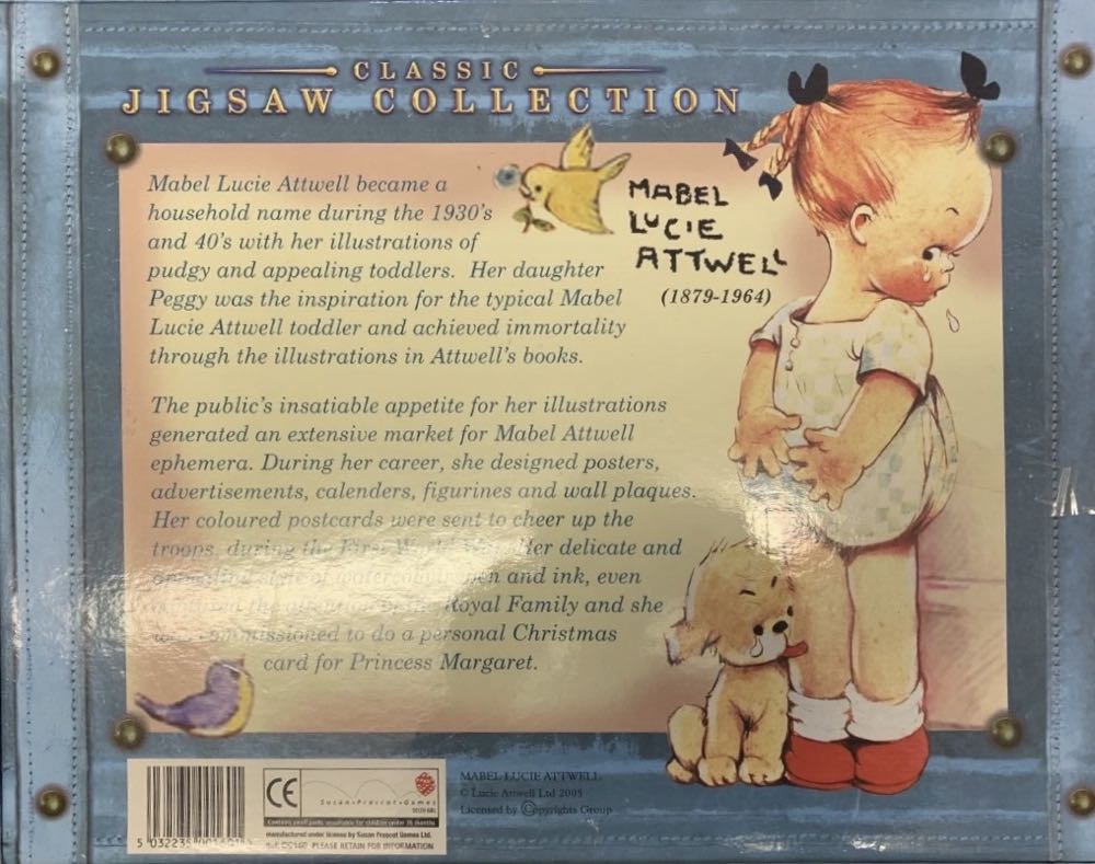 Mabel Lucie Attwell - Susan Prescott Games puzzle collectible [Barcode 5032235001601] - Main Image 4