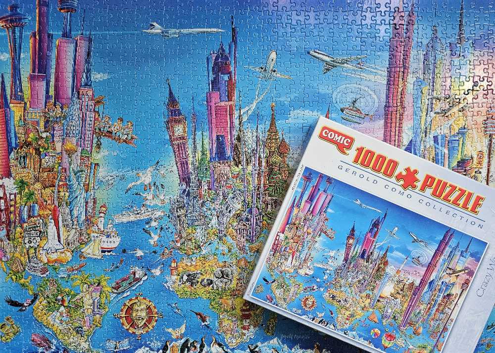 Crazy World  - King Puzzle puzzle collectible [Barcode 8710125050782] - Main Image 3